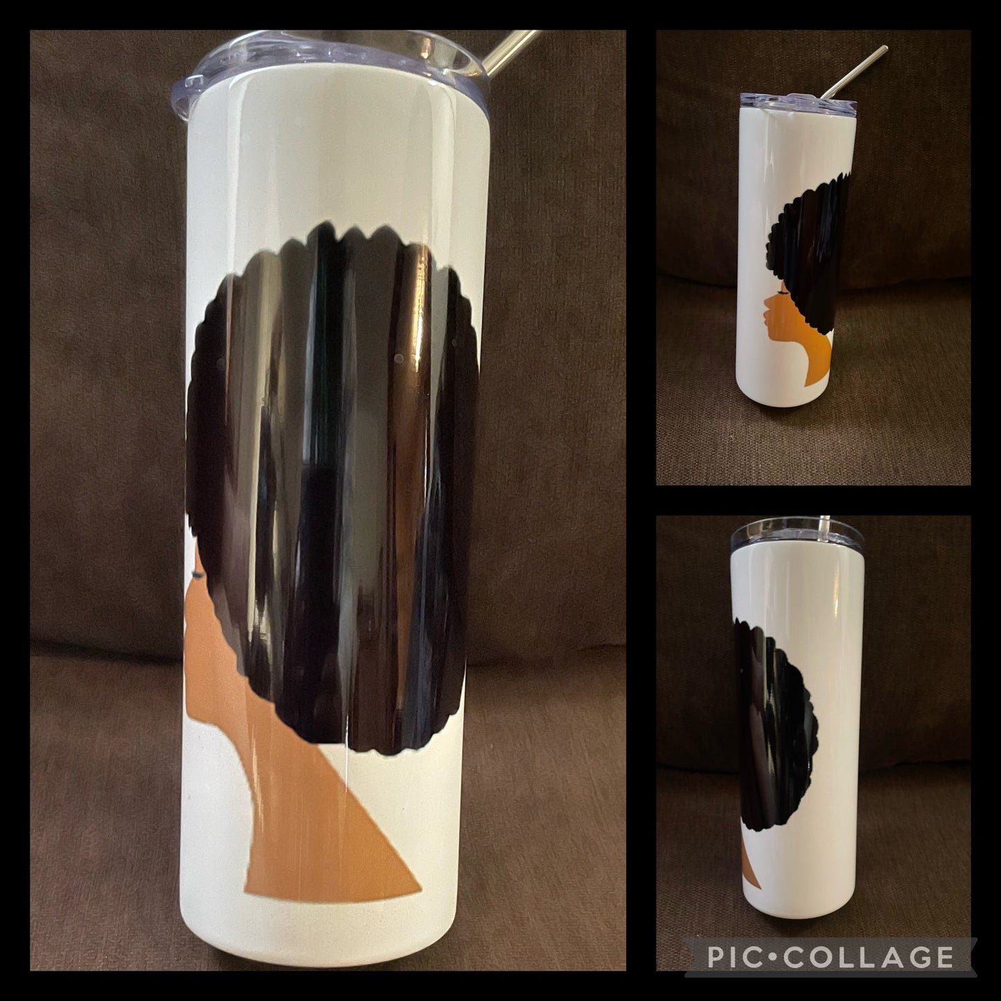 Black Girl Afro - 20oz Tumbler