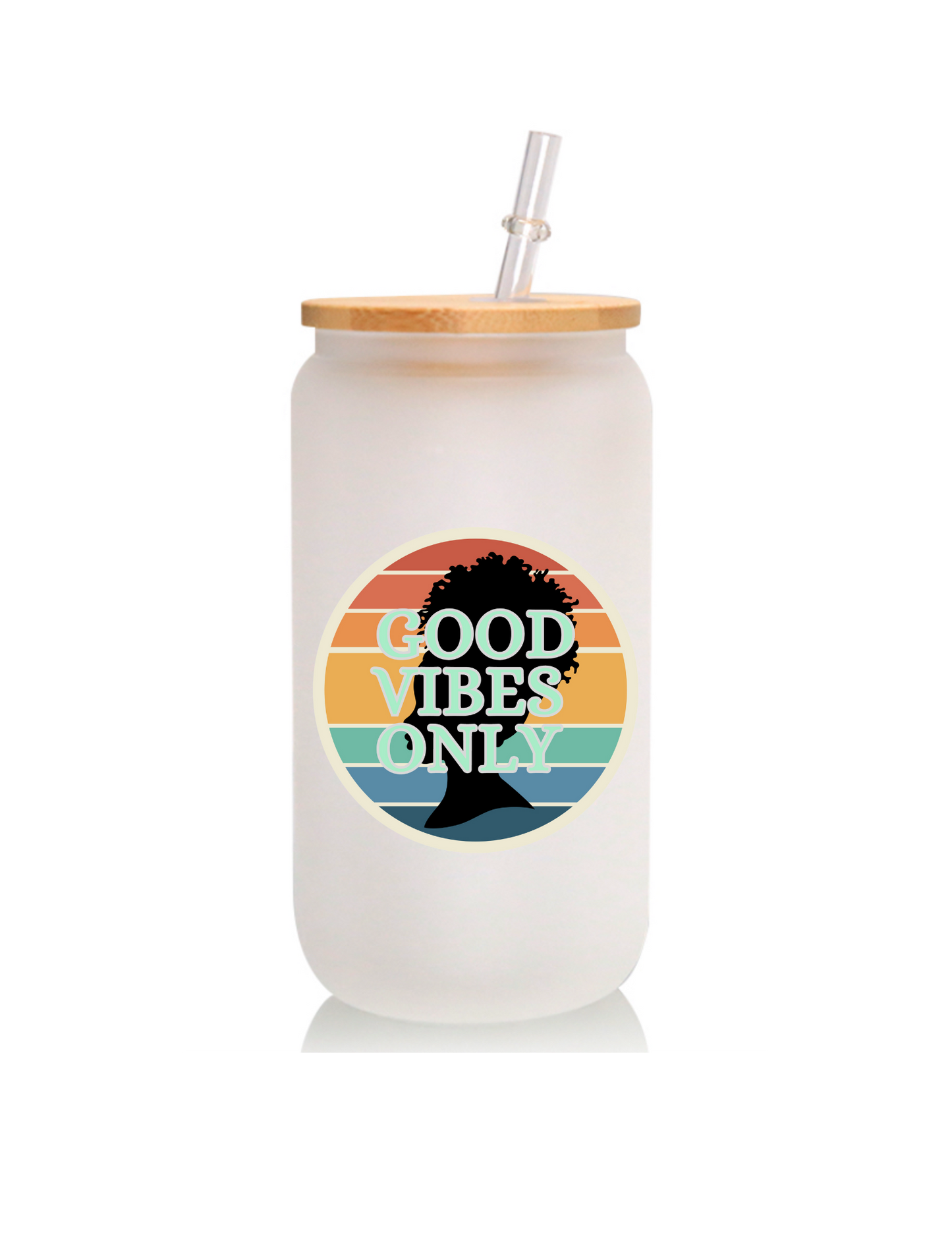 Good Vibes Only - 16 oz Glass Cam