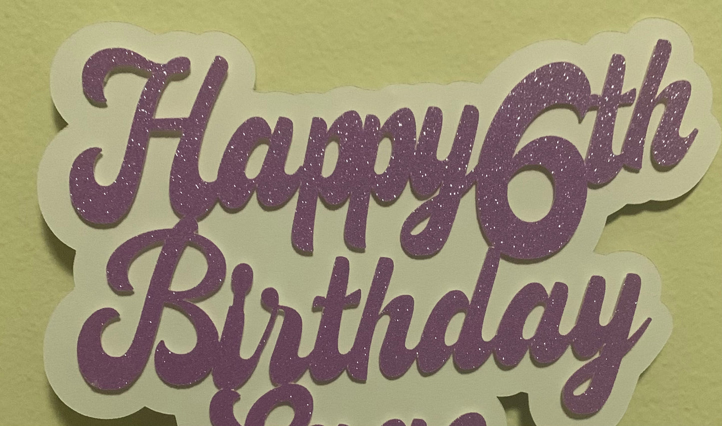 Custom Cake Topper